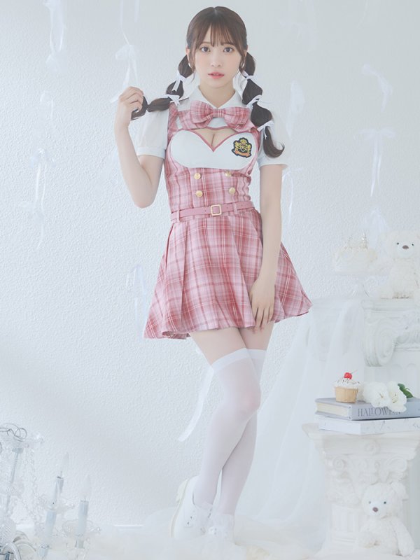 画像26: 【即日発送！】【ハロウィン】アイドルスクールガールセットアップ 【コスプレ5点セット】[OF04]