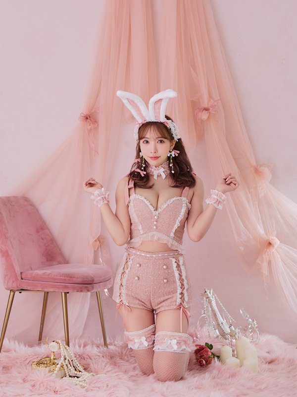 画像11: 【SALE!!】【即日発送！】【ハロウィン】 ツイードリボンセットアップ 【コスプレ7点セット】【XS-Mサイズ/1カラー】[HC03]