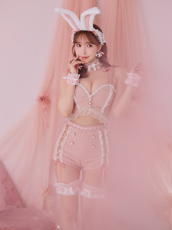 画像13: 【SALE!!】【即日発送！】【ハロウィン】 ツイードリボンセットアップ 【コスプレ7点セット】【XS-Mサイズ/1カラー】[HC03]