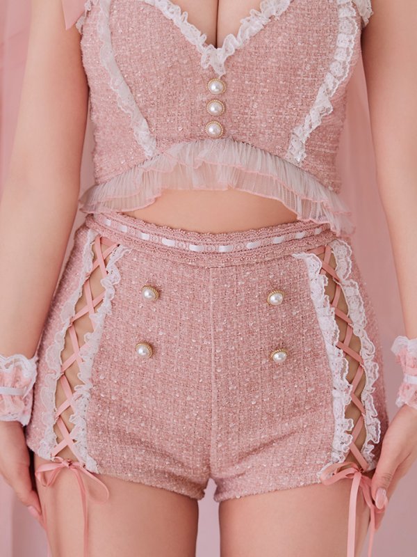 画像17: 【SALE!!】【即日発送！】【ハロウィン】 ツイードリボンセットアップ 【コスプレ7点セット】【XS-Mサイズ/1カラー】[HC03]