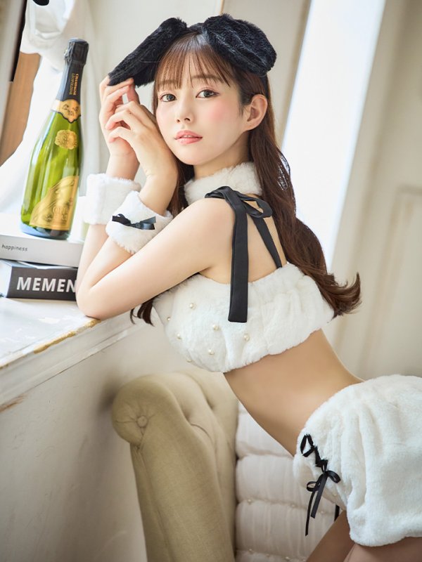 画像10: 【SALE!!】【ハロウィン】 バイカラーリボンもこもこパピー 【コスプレ6点セット】 【FREEサイズ/1カラー】[HC03]