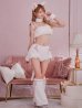 画像9: 【即日発送！】【ハロウィン】 もこもこキャットリボンセットアップ 【コスプレ6点セット】 【Fサイズ/3カラー】[YMT]