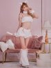 画像10: 【即日発送！】【ハロウィン】 もこもこキャットリボンセットアップ 【コスプレ6点セット】 【Fサイズ/3カラー】[YMT]