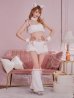 画像13: 【即日発送！】【ハロウィン】 もこもこキャットリボンセットアップ 【コスプレ6点セット】 【Fサイズ/3カラー】[YMT]