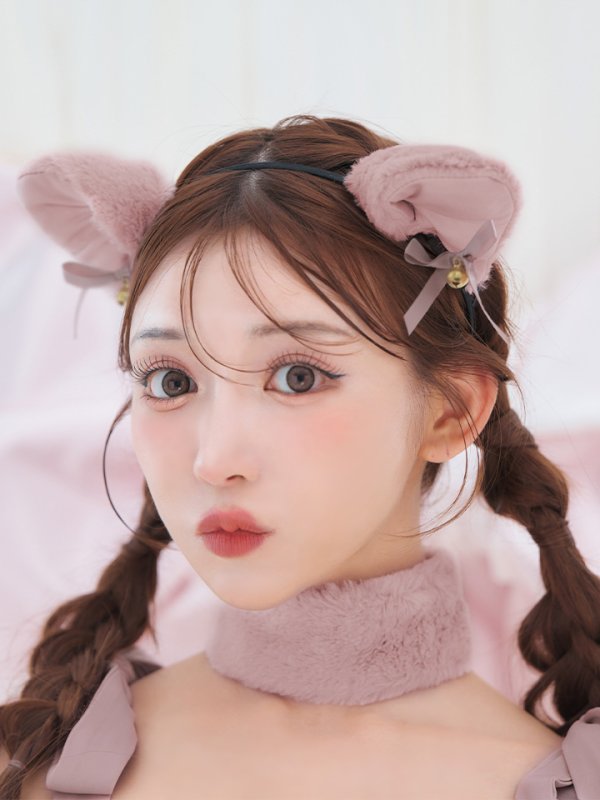 画像16: 【即日発送】【ハロウィン】 もこもこキャットリボンセットアップ 【コスプレ6点セット】 【Fサイズ/3カラー】[HC03]