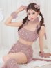 画像1: 【予約 / 9月上旬発送予定】【ハロウィン】 もこもこキャットリボンセットアップ 【コスプレ6点セット】 【Fサイズ/3カラー】[OF01] (1)