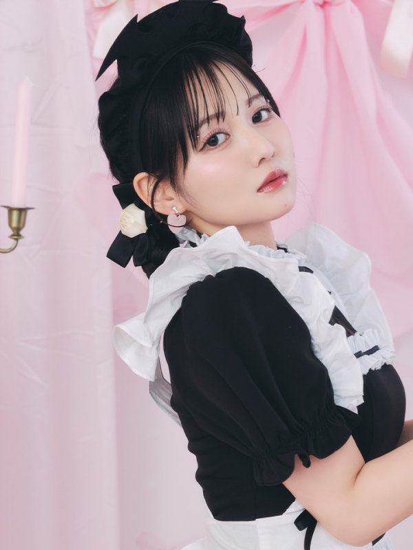 画像7: 【即日発送！】【ハロウィン】クラシックメイドワンピース 【コスプレ5点セット】[OF01]