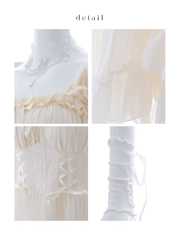 画像19: 【SALE!!】【即日発送！】【ハロウィン】 天使プリーツスカートワンピ 【コスプレ5点セット】 【S-XLサイズ/１カラー】[OF04-H]