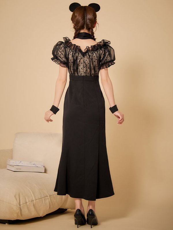 画像16: 【SALE!!】【即日発送！】【ハロウィン】マウスシアーマーメイドワンピース 【コスプレ4点セット】 【S-Lサイズ/1カラー】[HC03]