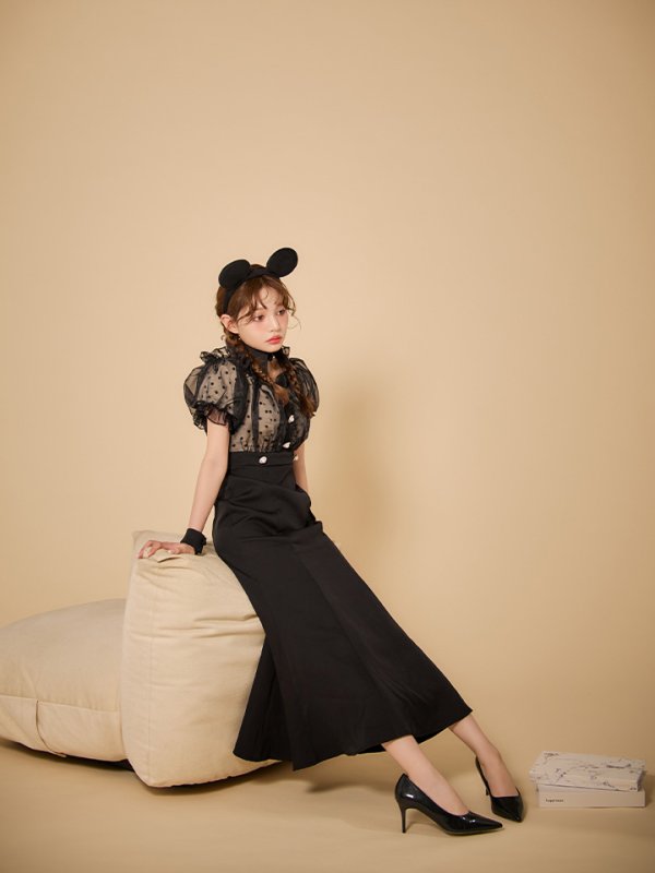 画像8: 【SALE!!】【即日発送！】【ハロウィン】マウスシアーマーメイドワンピース 【コスプレ4点セット】 【S-Lサイズ/1カラー】[HC03]