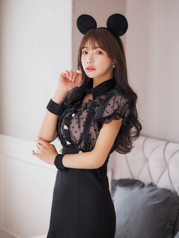 画像16: 【SALE!!】【即日発送！】【ハロウィン】マウスシアーマーメイドワンピース 【コスプレ4点セット】 【S-Lサイズ/1カラー】[HC03]