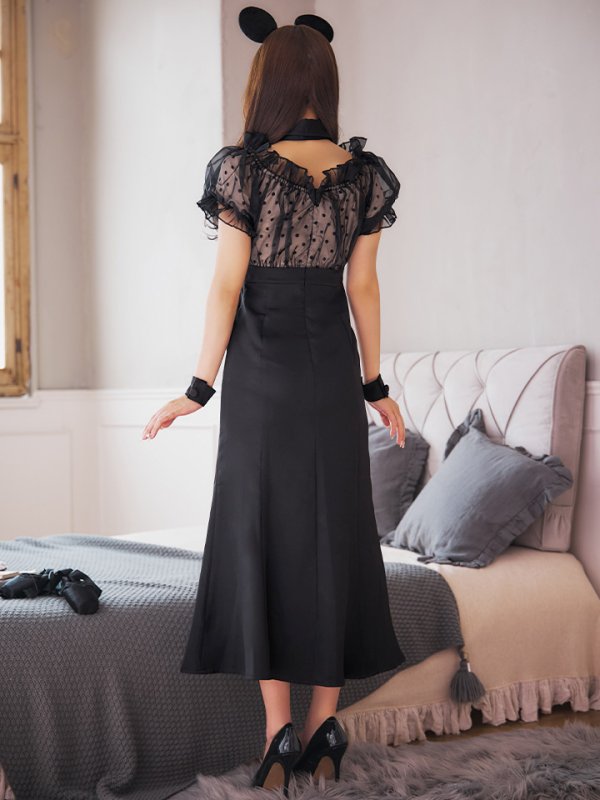 画像18: 【SALE!!】【即日発送！】【ハロウィン】マウスシアーマーメイドワンピース 【コスプレ4点セット】 【S-Lサイズ/1カラー】[HC03]