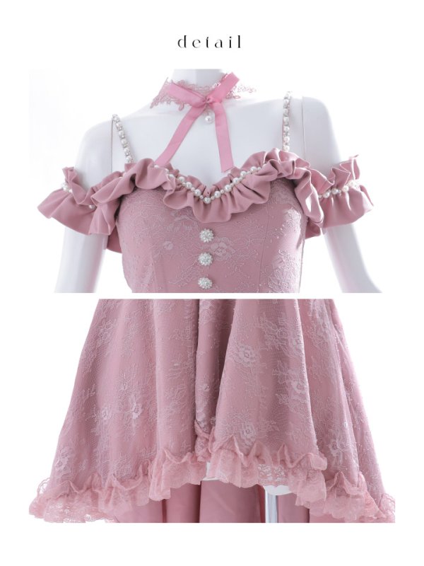 画像16: 【SALE!!】【即日発送！】【ハロウィン】 バニーショートインロングワンピース 【コスプレ5点セット】【XS-XLサイズ/2カラー】[OF04]