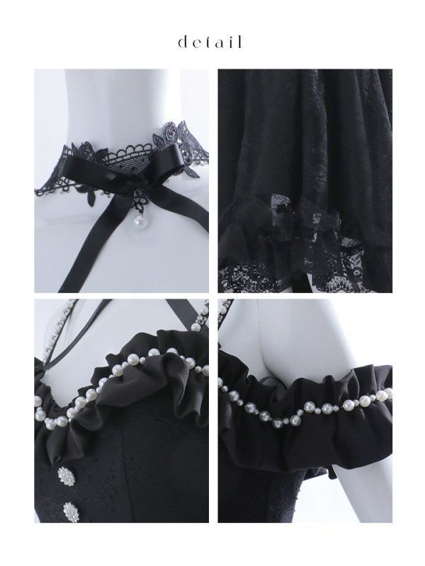 画像21: 【SALE!!】【即日発送！】【ハロウィン】 バニーショートインロングワンピース 【コスプレ5点セット】【XS-XLサイズ/2カラー】[OF04]