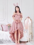 【即日発送！】【ハロウィン】 バニーショートインロングワンピース 【コスプレ5点セット】【XS-XLサイズ/2カラー】[YMT]