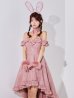 画像18: 【即日発送！】【ハロウィン】 バニーショートインロングワンピース 【コスプレ5点セット】【XS-XLサイズ/2カラー】[OF01]