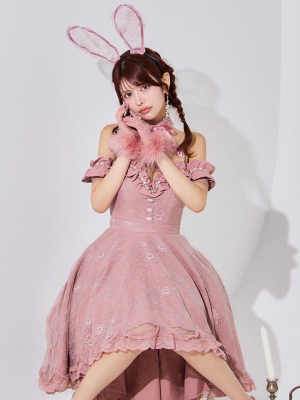 画像23: 【SALE!!】【即日発送！】【ハロウィン】 バニーショートインロングワンピース 【コスプレ5点セット】【XS-XLサイズ/2カラー】[HC03]