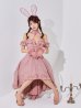 画像13: 【即日発送！】【ハロウィン】 バニーショートインロングワンピース 【コスプレ5点セット】【XS-XLサイズ/2カラー】[OF01]