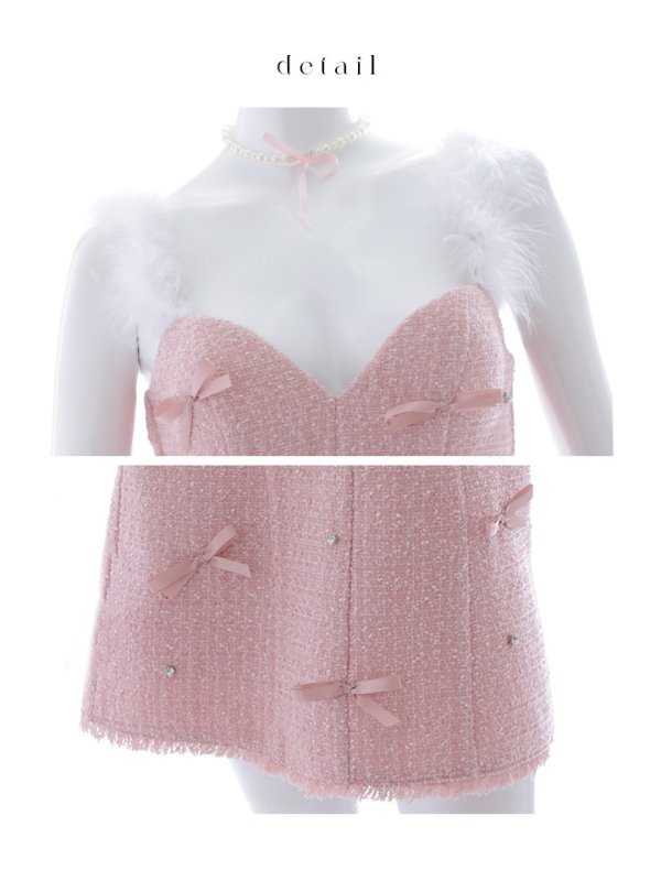 画像21: 【SALE!!】【即日発送！】【ハロウィン】猫リボンツイードワンピース 【コスプレ5点セット】 【XS-XLサイズ/2カラー】[OF01]