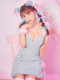 【即日発送！】【ハロウィン】猫リボンツイードワンピース 【コスプレ5点セット】 【XS-XLサイズ/2カラー】[YMT]