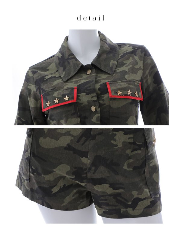 画像18: 【SALE!!】【ハロウィン】アーミーガールセットアップ 【コスプレ6点セット】 【XS-Lサイズ/1カラー】[HC03]
