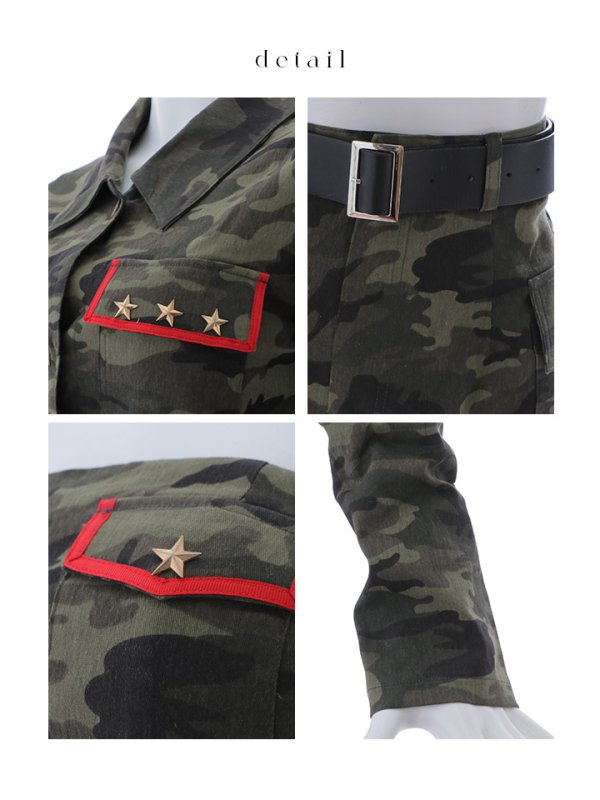 画像19: 【SALE!!】【ハロウィン】アーミーガールセットアップ 【コスプレ6点セット】 【XS-Lサイズ/1カラー】[HC03]