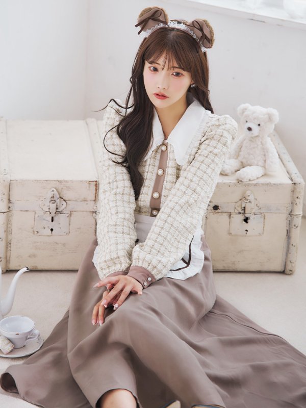 画像10: 【SALE!!】【即日発送！】【ハロウィン】ベアメイドワンピース 【コスプレ4点セット】 【S-XLサイズ/1カラー】[HC03]