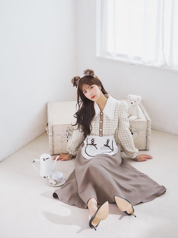 画像5: 【SALE!!】【即日発送！】【ハロウィン】ベアメイドワンピース 【コスプレ4点セット】 【S-XLサイズ/1カラー】[HC03]