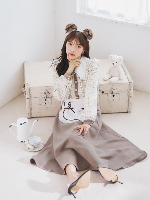 画像8: 【SALE!!】【即日発送！】【ハロウィン】ベアメイドワンピース 【コスプレ4点セット】 【S-XLサイズ/1カラー】[HC03]