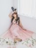 画像12: 【即日発送！】【ハロウィン】バニーリボンチュールワンピース 【コスプレ4点セット】 【S-Lサイズ/1カラー】[YMT]