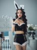 画像9: 【即日発送！】【ハロウィン】 総レースバニーフリルセットアップ【コスプレ7点セット】【XS-Lサイズ/3カラー】[YMT]
