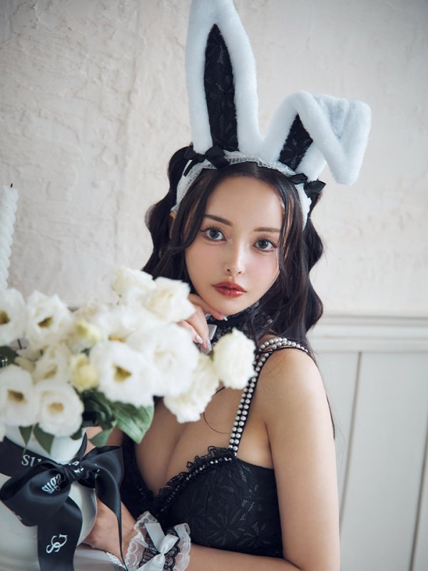 画像12: 【SALE!!】【即日発送！】【ハロウィン】 総レースバニーミニマーメイドワンピ【コスプレ6点セット】【XS-Lサイズ/3カラー】[OF04]