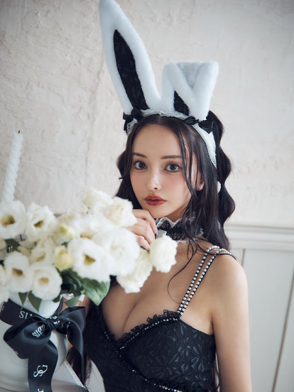 画像13: 【SALE!!】【即日発送！】【ハロウィン】 総レースバニーミニマーメイドワンピ【コスプレ6点セット】【XS-Lサイズ/3カラー】[OF04]