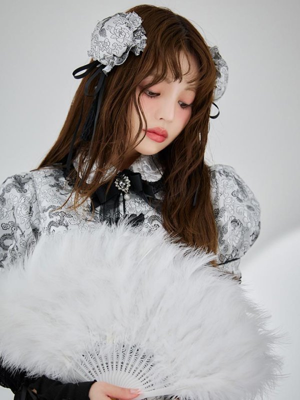 画像21: 【ハロウィン】アームウォーマー付きフレアスカートチャイナ 【コスプレ5点セット】 【S-XLサイズ/4カラー】[HC03]