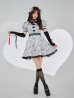 画像15: 【予約 / 9月上旬発送予定】【送料無料！】【ハロウィン】アームウォーマー付きフレアスカートチャイナ 【コスプレ5点セット】 【S-XLサイズ/4カラー】[OF03]