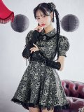【即日発送！】【ハロウィン】アームウォーマー付きフレアスカートチャイナ 【コスプレ5点セット】 【S-XLサイズ/２カラー】(SE01YN)[YMT]