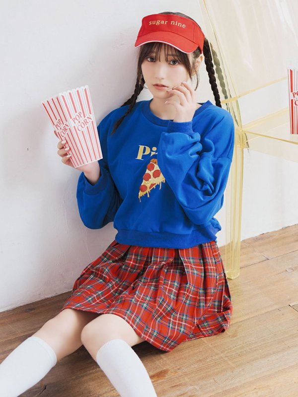 画像15: 【SALE!!】【即日発送！】【ハロウィン】ピザガールセットアップ 【コスプレ4点セット】 【S-XLサイズ/1カラー】[HC03]