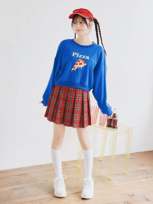 画像4: 【SALE!!】【即日発送！】【ハロウィン】ピザガールセットアップ 【コスプレ4点セット】 【S-XLサイズ/1カラー】[HC03]