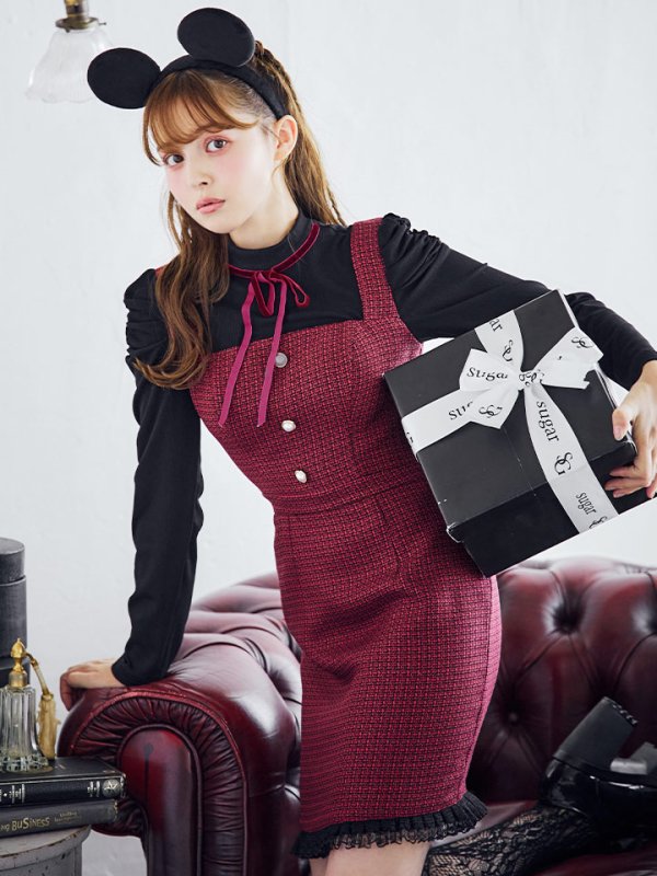 画像3: 【SALE!!】【即日発送！】【ハロウィン】マウスミニワンピ 【コスプレ3点セット】【S-XLサイズ/1カラー】[OF01]