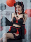 【送料無料】【ハロウィン】ベルスリーブチャイナセットアップ 【コスプレ5点セット】【XS-Mサイズ/1カラー】(SE01YN)[YMT]