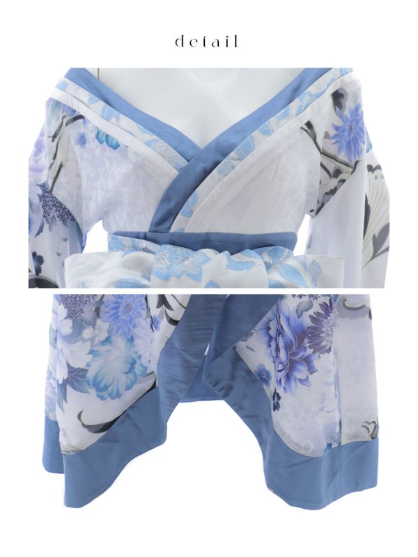 画像39: 【即日発送！】【ハロウィン】花魁ショートインロングワンピース 【コスプレ】【S-XLサイズ/2カラー】[OF01]