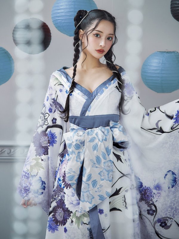 画像31: 【即日発送！】【ハロウィン】花魁ショートインロングワンピース 【コスプレ】【S-XLサイズ/2カラー】[OF01]