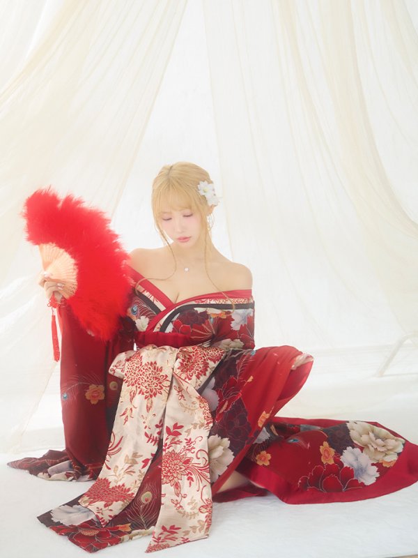 画像8: 【即日発送！】【ハロウィン】花魁ショートインロングワンピース 【コスプレ】【S-XLサイズ/2カラー】[OF01]