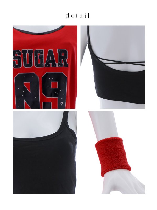 画像25: 【SALE!!】【即日発送！】【ハロウィン】バスケガール 【コスプレ3点セット】 【FREEサイズ/2カラー】[HC03]