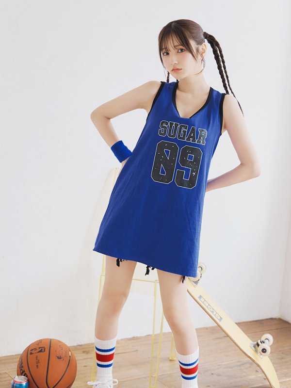 画像12: 【SALE!!】【即日発送！】【ハロウィン】バスケガール 【コスプレ3点セット】 【FREEサイズ/2カラー】[HC03]