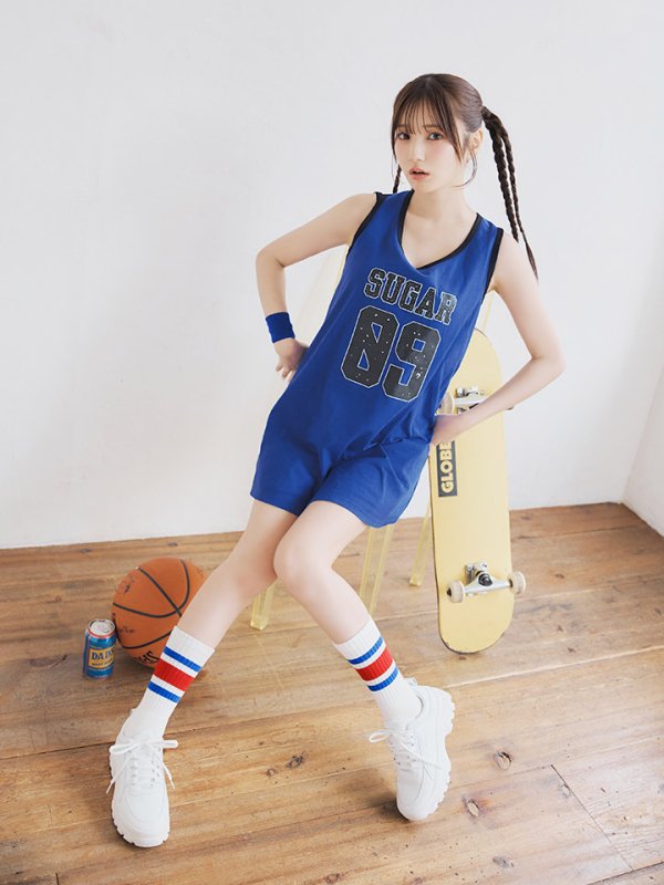 画像15: 【SALE!!】【即日発送！】【ハロウィン】バスケガール 【コスプレ3点セット】 【FREEサイズ/2カラー】[HC03]