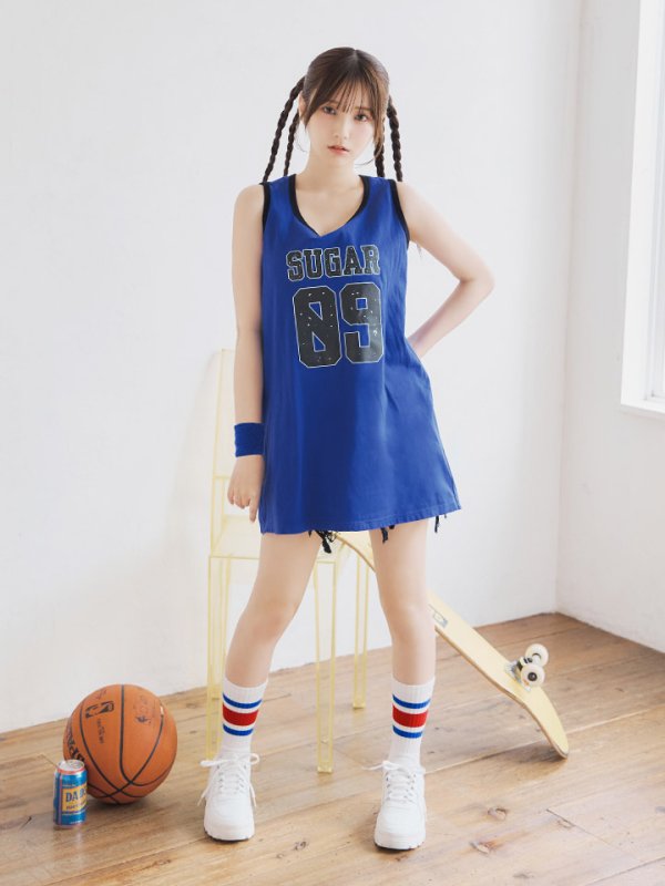 画像4: 【SALE!!】【即日発送！】【ハロウィン】バスケガール 【コスプレ3点セット】 【FREEサイズ/2カラー】[HC03]