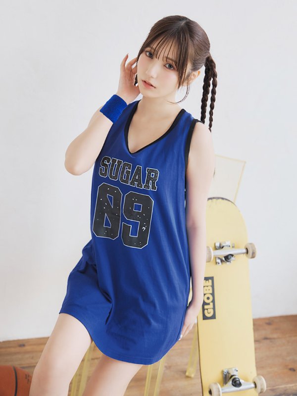 画像5: 【SALE!!】【即日発送！】【ハロウィン】バスケガール 【コスプレ3点セット】 【FREEサイズ/2カラー】[HC03]