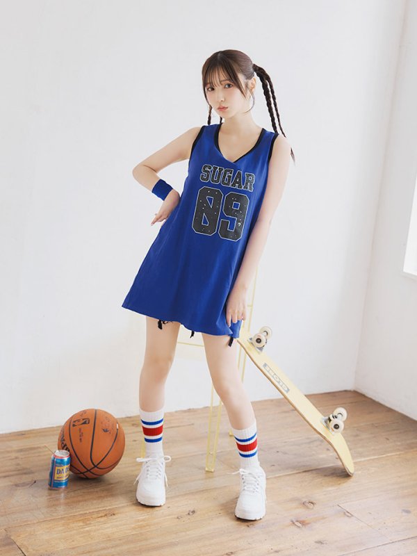 画像7: 【SALE!!】【即日発送！】【ハロウィン】バスケガール 【コスプレ3点セット】 【FREEサイズ/2カラー】[HC03]