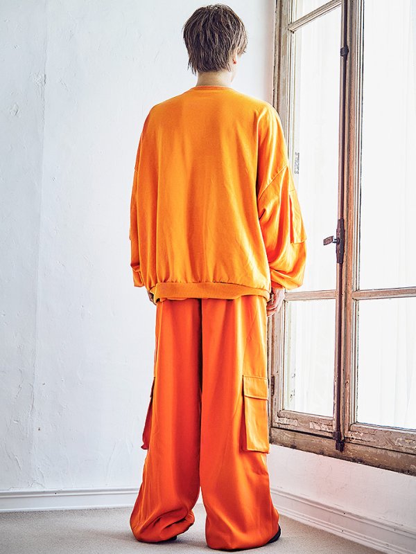 画像11: 【SALE!!】【即日発送！】【ハロウィン】 オレンジ囚人トレーナーセット 【コスプレ2点セット】【XXLサイズ/1カラー】(HC206-SV)[HC03]